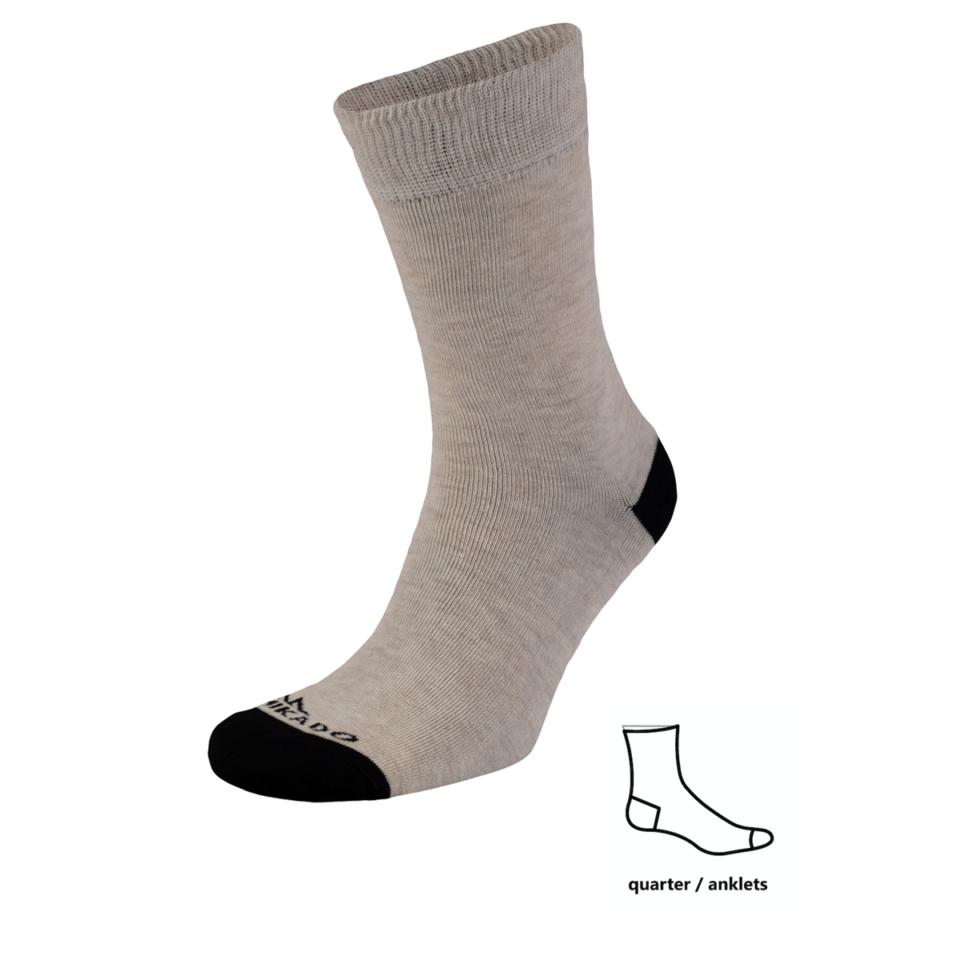 Mikado Ladies Crew Cut Socks (Anklet)