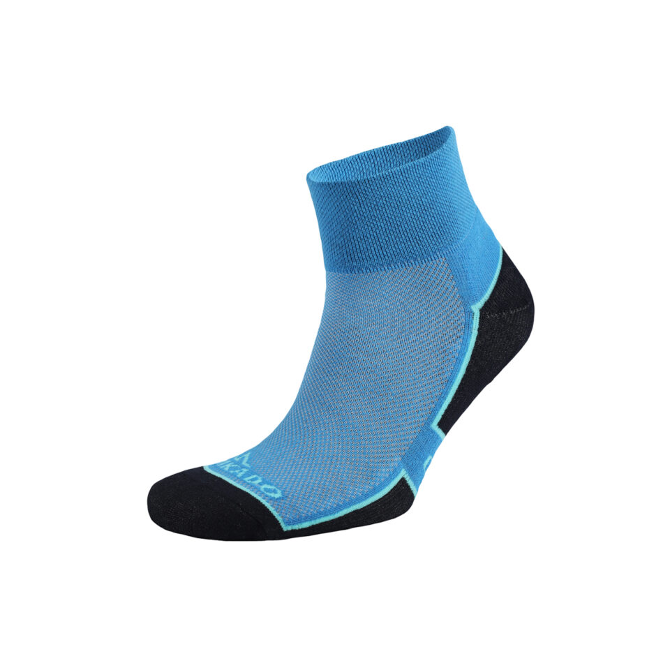 Activewear Half Cushion Low Cut Socks - Blue/Black
