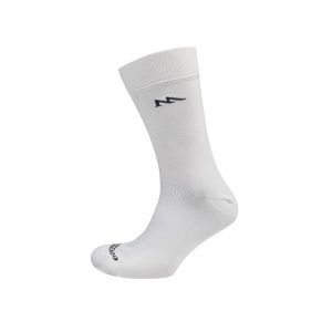Polyester-Activewear-Crew-Cut-Sock--Plain-White-with-Mikado-Logo
