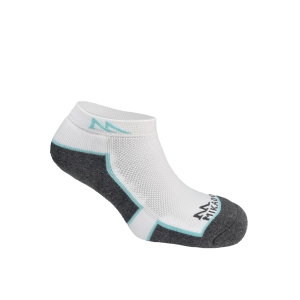 Mikado-Activewear-Polyester-Socks-Half-Cushion-XLow-Cut-in-White-Grey